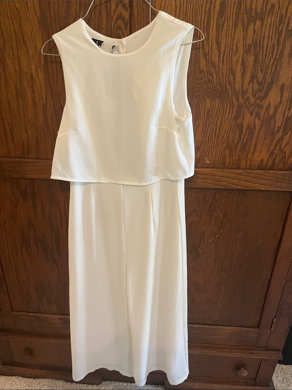 Lulu's Cream Sleeveless romper